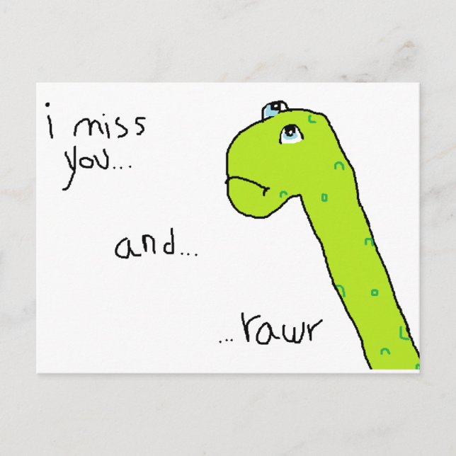 Carte Postale baguette (Devant)