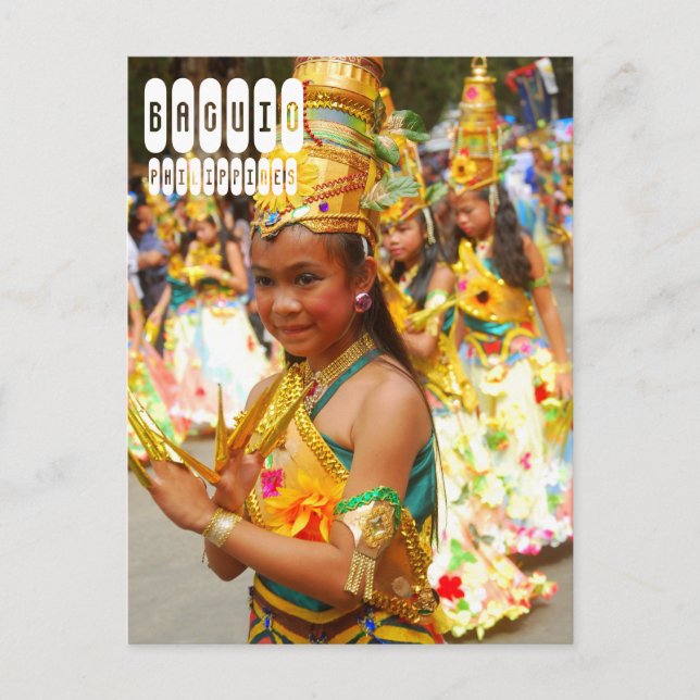 Carte Postale Baguio aux Philippines (Devant)