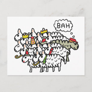 Carte Postale Bah Humbug