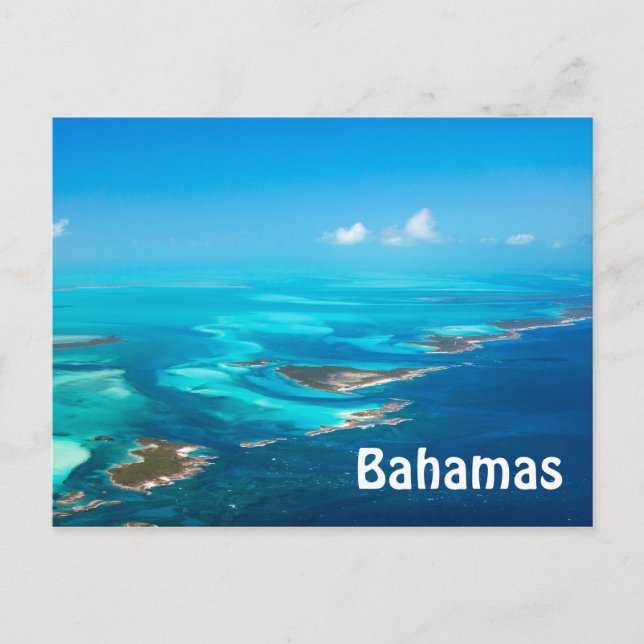 Carte Postale Bahamas aérien (Devant)