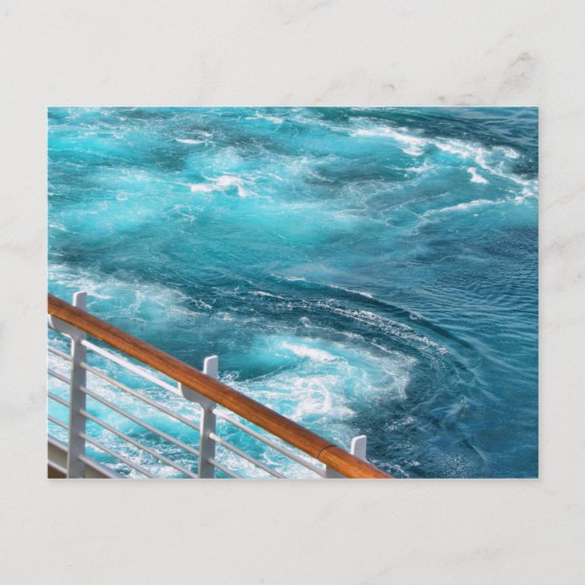 Carte Postale Bahamas Cruise - Turquoise Wake (Devant)