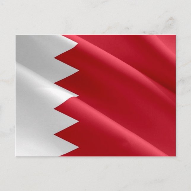 Carte Postale Bahreïn - Drapeau - (Devant)
