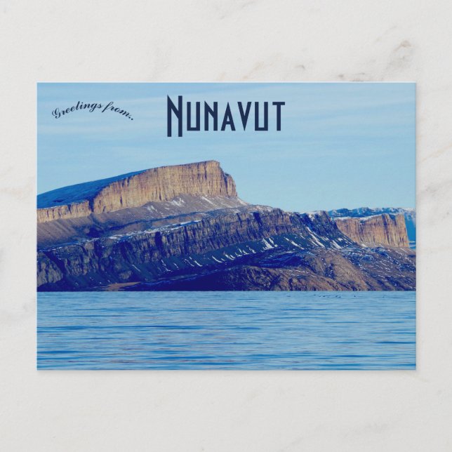 Carte Postale Baie Arctique Nunavut Canada (Devant)
