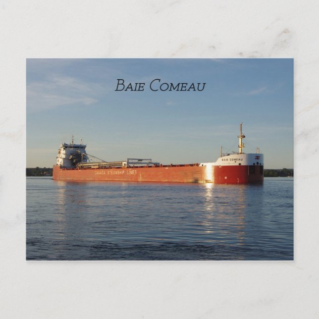 Carte postale Baie Comeau (Devant)