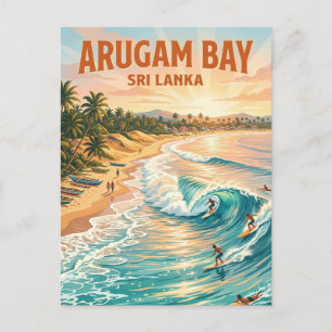 Carte Postale Baie d'Arugam Sri Lanka