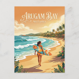 Carte Postale Baie d'Arugam Sri Lanka