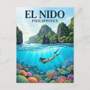 Carte Postale Baie de Bacuit Philippines