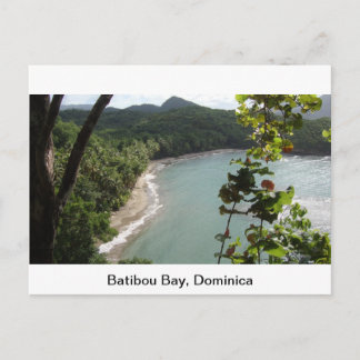Carte Postale Baie de Batibou, Dominique