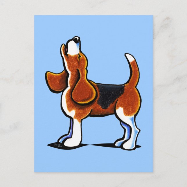 Carte Postale Baie de Beagle à trois couleurs (Devant)
