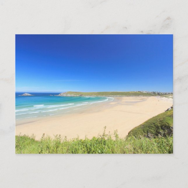Carte Postale Baie de Crantock (Devant)