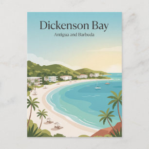 Carte Postale Baie de Dickenson Antigua-et-Barbuda