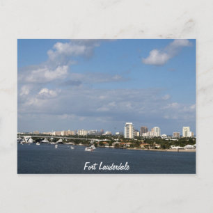 Carte Postale Baie de Fort Lauderdale, Fort Lauderdale