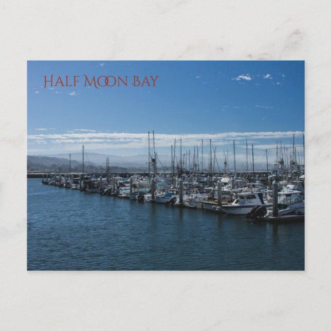 Carte Postale Baie de Half Moon (Devant)