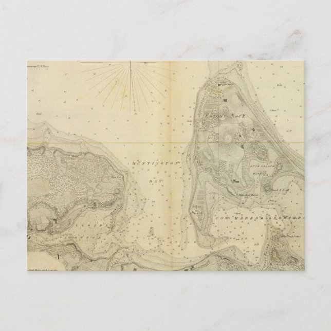 Carte Postale Baie de Huntington (Devant)