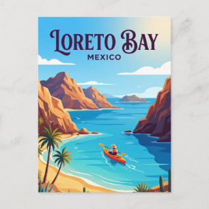 Carte Postale Baie de Loreto Mexique