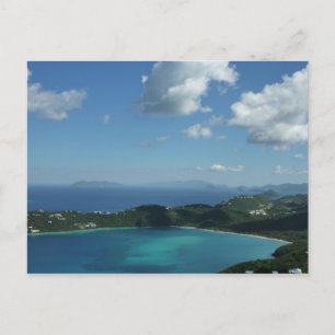 Carte Postale Baie de Magens, scene de l'île St Thomas Beautiful