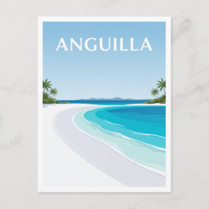 Carte Postale Baie de Rendez-Vous extrême ouest d'Anguilla Voyag