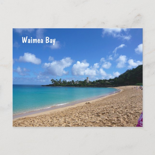 Carte Postale Baie de Waimea (Devant)
