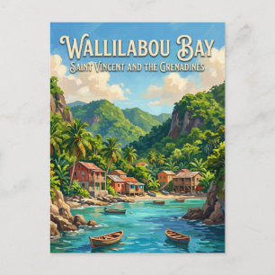 Carte Postale Baie de Wallilabou Saint-Vinセント-et-les-Grenadines