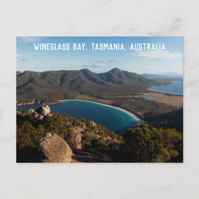 Carte Postale Baie de Wineglass, Tasmanie, Australie (Devant)