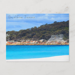 Carte Postale baie des feux eaux bleues