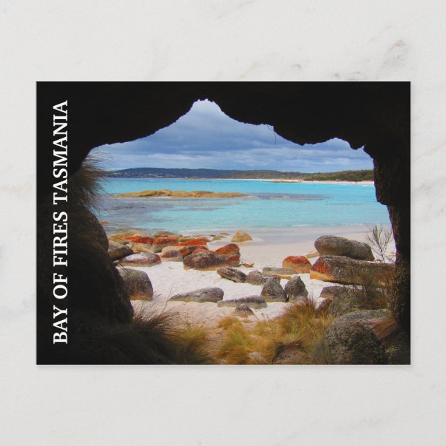 Carte Postale baie des feux grotte cosy (Devant)