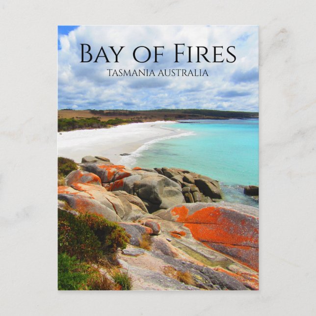 Carte Postale baie des incendies tasmania (Devant)