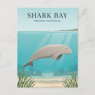 Carte Postale Baie des Requins Australie
