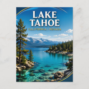 Carte Postale Baie émeraude du lac Tahoe Scenic