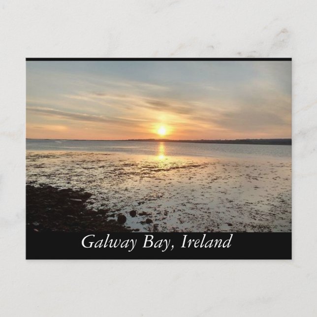 Carte Postale Baie Irlande de Galway (Devant)