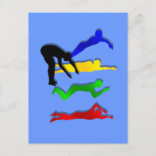 Carte Postale Baignades Sports nautiques Baignade