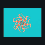 Carte Postale Baigneurs - Chorégraphie de natation synchronisée<br><div class="desc">Des nageurs artistiques exécutant une routine chorégraphiée synchronisée. Baigneurs - dessin numérique.</div>