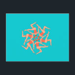 Carte Postale Baigneurs - Chorégraphie de natation synchronisée<br><div class="desc">Des nageurs artistiques exécutant une routine chorégraphiée synchronisée. Baigneurs - dessin numérique.</div>