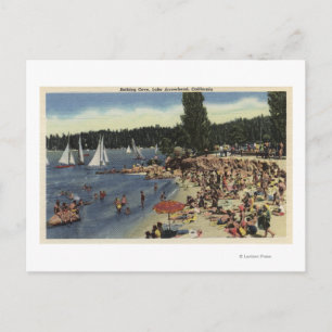 Carte Postale Baigneurs sur la plage de Bathing Cove