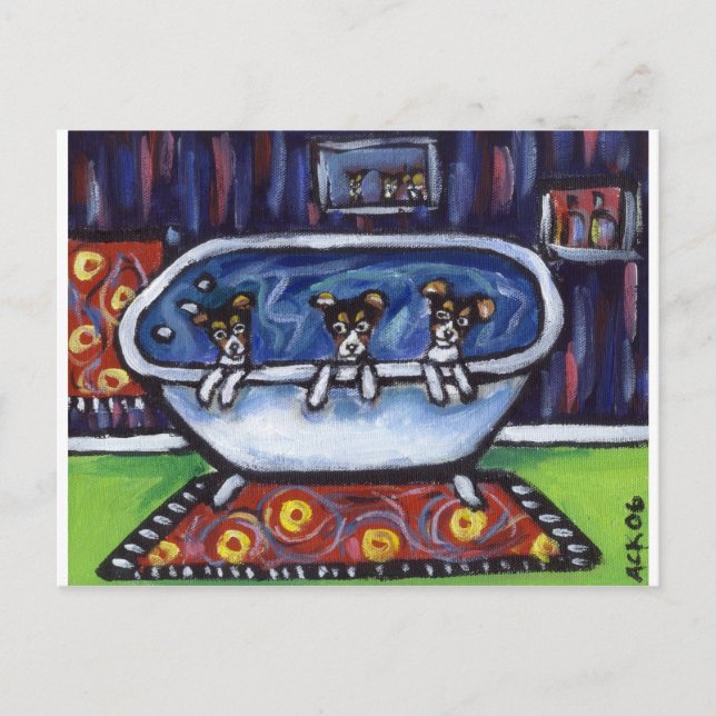 Carte Postale Bain de fer (Devant)