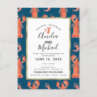 Bain de mariage I homard crevette écrevisse aquare