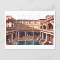 Bains Romains Anciens, Bath, Angleterre