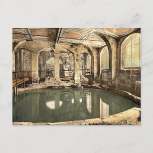 Carte Postale Bains romains et abbaye, Bain circulaire, Bain, En