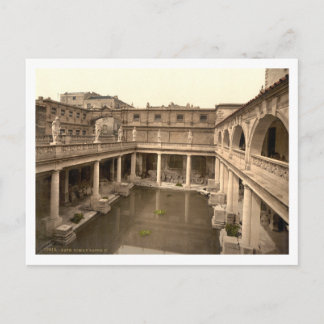 Carte Postale Bains romains et Abbaye II, Bain, Somerset, Anglet