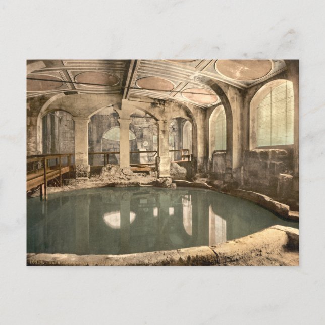 Carte Postale Bains romains et Abbaye V, Bath, Somerset, Anglete (Devant)