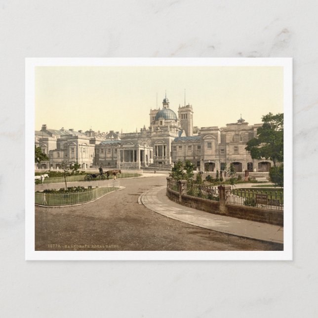 Carte Postale Bains Royaux, Harrogate, Yorkshire, Angleterre (Devant)