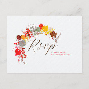 Carte Postale Baiser Français Fleurs de Raisin de Baie Douce Mar