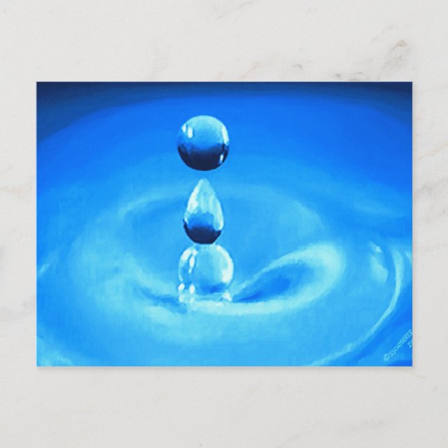 Carte Postale Baisse de H2O (Devant)