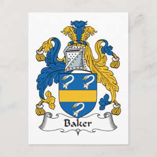 Carte Postale Baker Family Crest