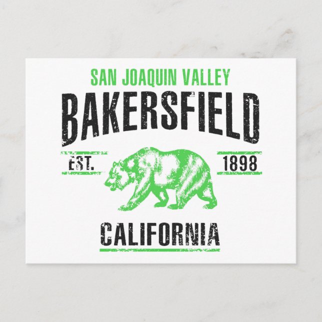 Carte Postale Bakersfield (Devant)
