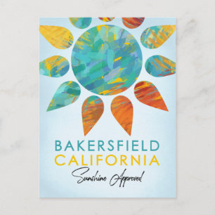 Carte Postale Bakersfield California Sunshine Travel