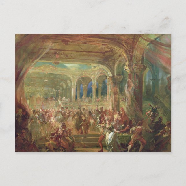 Carte Postale Bal à l'Opéra de Paris (Devant)