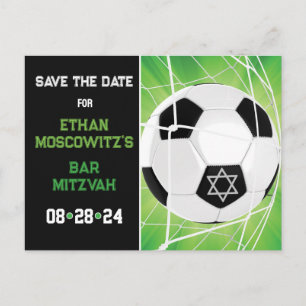 Carte Postale Bal de football dans Net Bar Mitzvah Enregistrer l