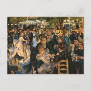Carte Postale Bal du Galette de Renoir (1876)