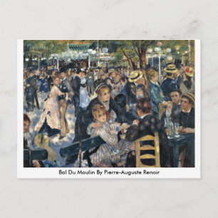 Carte Postale Bal Du Moulin By Pierre-Auguste Renoir